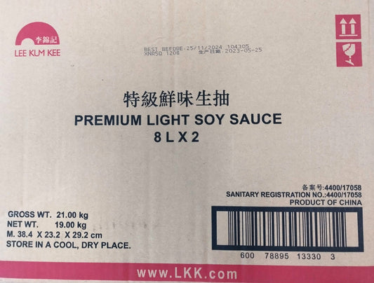 Light soy sauce 2 x 8L (LKK)