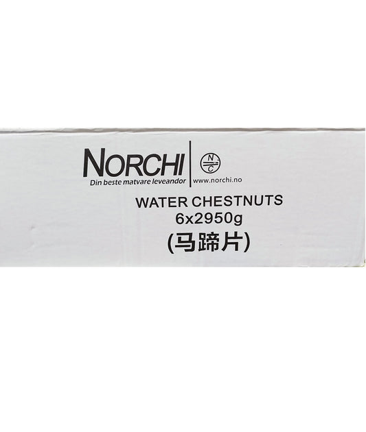 Water chestnuts slice 6x3kg/krt